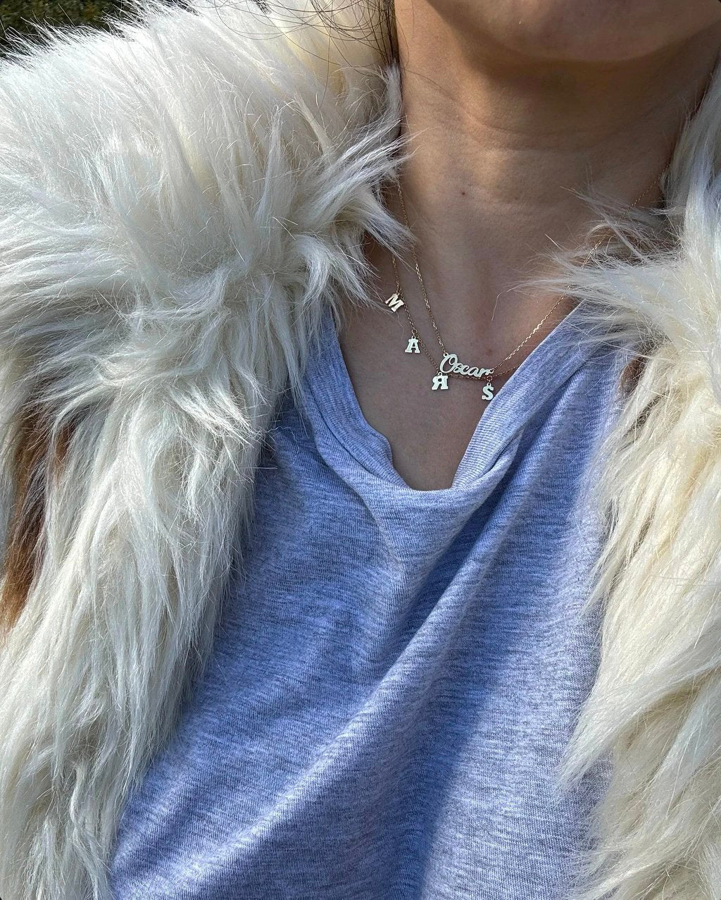 MTO001 Atelier Collection 9K Gold Custom Letter Necklace Crafted in a Century-Old Florentine Goldsmith Workshop