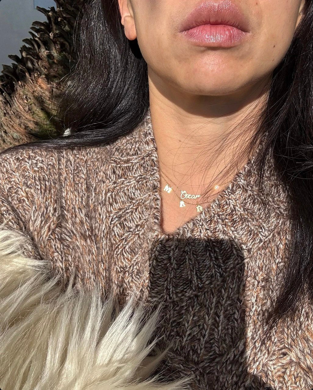 MTO001 Atelier Collection 9K Gold Custom Letter Necklace Crafted in a Century-Old Florentine Goldsmith Workshop